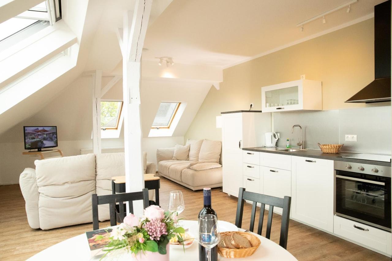 Ferienwohnung Schlossblick Gustrow Bagian luar foto